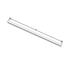 CNC Concord Richmond White 96" W X 3/4" H Inside Corner Molding