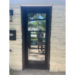 3/0x6/8 Single Exterior Wrought Iron Door