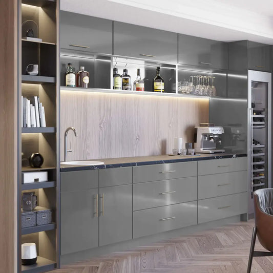 Fabuwood Illume Catalina Grigio Gloss Door Sample
