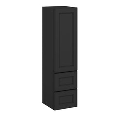 J&K Charcoal E2 Vanity Counter Linen 12" W x 45" H x 12" D