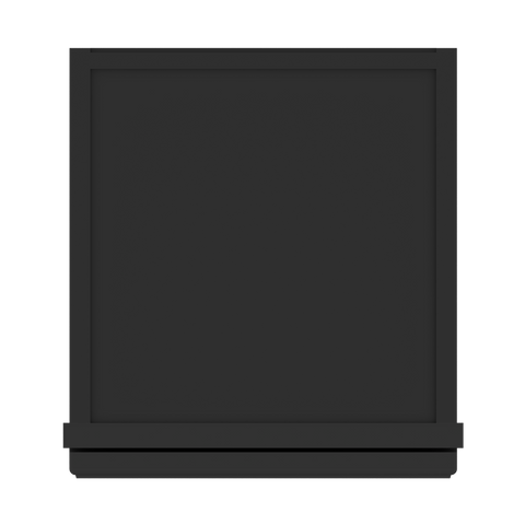 J&K Charcoal E2 Vanity Counter Linen 12" W x 45" H x 12" D