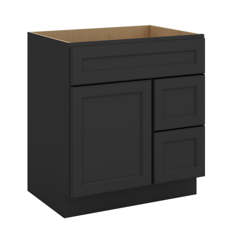J&K Charcoal E2 Vanity Sink Combo 30" W x 33" H x 21" D