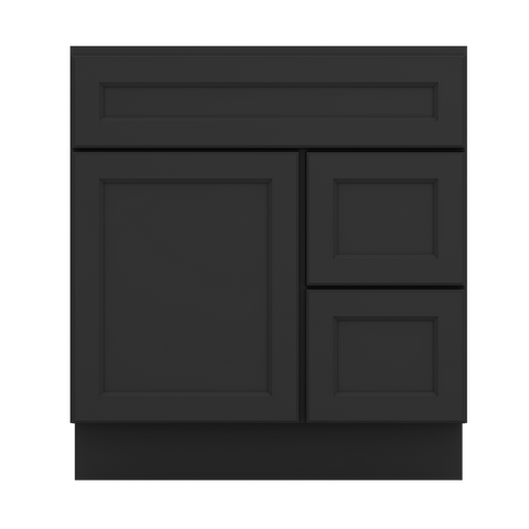 J&K Charcoal E2 Vanity Sink Combo 30" W x 33" H x 21" D