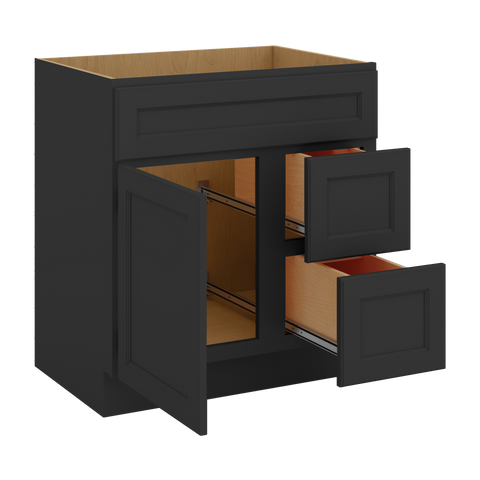 J&K Charcoal E2 Vanity Sink Combo 30" W x 33" H x 21" D