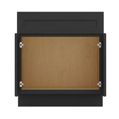 J&K Charcoal E2 Vanity Base Sink Door/False Drawer 30" W x 33" H x 21" D
