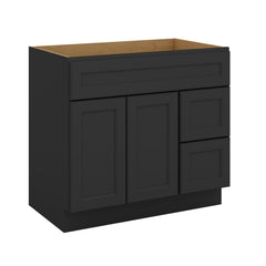 J&K Charcoal E2 Vanity Sink Combo 36" W x 33" H x 21" D