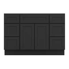 J&K Charcoal E2 Vanity Sink Combo 48" W x 33" H x 21" D