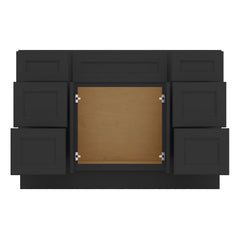 J&K Charcoal E2 Vanity Sink Combo 48" W x 33" H x 21" D