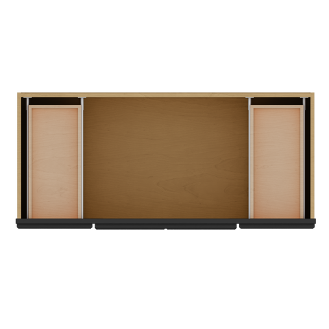J&K Charcoal E2 Vanity Sink Combo 48" W x 33" H x 21" D