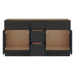J&K Charcoal E2 Vanity Sink Combo 60" W x 33" H x 21" D