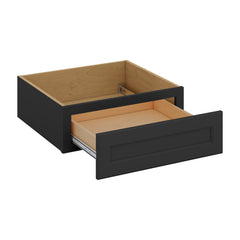 J&K Charcoal E2 24" W x 7-1/2" H or 8-1/2" H Knee Drawer