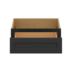 J&K Charcoal E2 24" W x 7-1/2" H or 8-1/2" H Knee Drawer