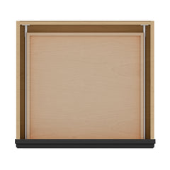 J&K Charcoal E2 24" W x 7-1/2" H or 8-1/2" H Knee Drawer
