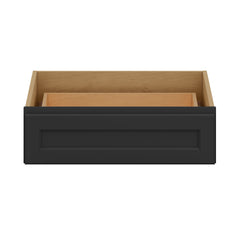 J&K Charcoal E2 27" W x 7-1/2" H or 8-1/2" H Knee Drawer