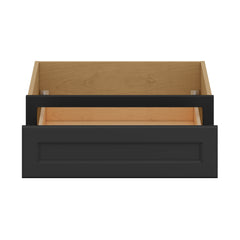 J&K Charcoal E2 27" W x 7-1/2" H or 8-1/2" H Knee Drawer