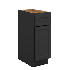 J&K Charcoal E2 Vanity Base Door/Drawer 12" W x 33" H x 21" D
