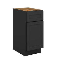 J&K Charcoal E2 Vanity Base Door/Drawer 15" W x 33" H x 21" D
