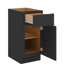 J&K Charcoal E2 Vanity Base Door/Drawer 15" W x 33" H x 21" D