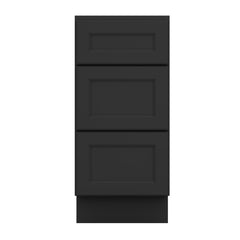 J&K Charcoal E2 Vanity 3 Drawer Base 15" W x 33" H x 21" D
