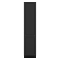 J&K Charcoal E2 Vanity Linen 18" W x 81" H x 24" D