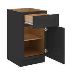 J&K Charcoal E2 Vanity Base Door/Drawer 18" W x 33" H x 21" D