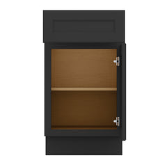 J&K Charcoal E2 Vanity Base Door/Drawer 18" W x 33" H x 21" D