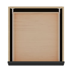 J&K Charcoal E2 Vanity 3 Drawer Base 24" W x 33" H x 21" D