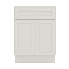 J&K Dove E1 Vanity Base Sink Door/False Drawer 24" W x 33" H x 21" D