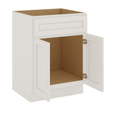 J&K Dove E1 Vanity Base Sink Door/False Drawer 24" W x 33" H x 21" D