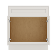 J&K Dove E1 Vanity Base Sink Door/False Drawer 30" W x 33" H x 21" D
