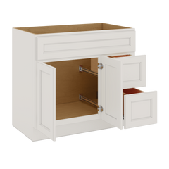 J&K Dove E1 Vanity Sink Combo 36" W x 33" H x 21" D