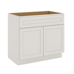 J&K Dove E1 Vanity Base Sink Door/False Drawer 36" W x 33" H x 21" D