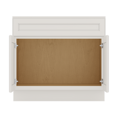 J&K Dove E1 Vanity Base Sink Door/False Drawer 36" W x 33" H x 21" D