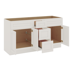 J&K Dove E1 Vanity Sink Combo 60" W x 33" H x 21" D