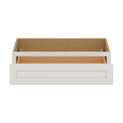 J&K Dove E1 36" W x 7-1/2" H or 8-1/2" H Knee Drawer