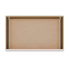J&K Dove E1 36" W x 7-1/2" H or 8-1/2" H Knee Drawer