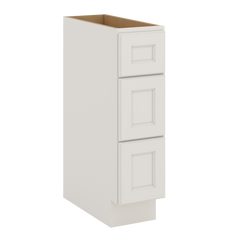 J&K Dove E1 Vanity 3 Drawer Base 09" W x 33" H x 21" D
