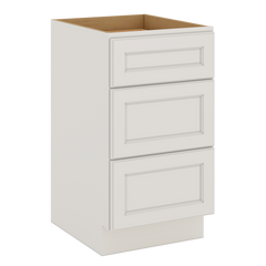 J&K Dove E1 Vanity 3 Drawer Base 18" W x 33" H x 21" D