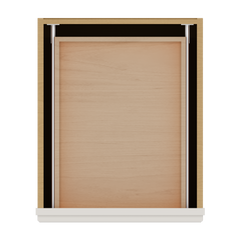 J&K Dove E1 Vanity 3 Drawer Base 18" W x 33" H x 21" D