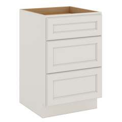 J&K Dove E1 Vanity 3 Drawer Base 21" W x 33" H x 21" D