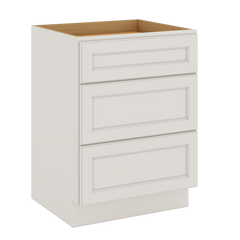 J&K Dove E1 Vanity 3 Drawer Base 24" W x 33" H x 21" D
