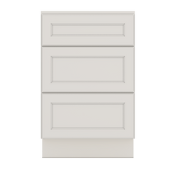 J&K Dove E1 Vanity 3 Drawer Base 24" W x 33" H x 21" D