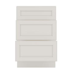 J&K Dove E1 Vanity 3 Drawer Base 24" W x 33" H x 21" D