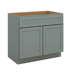 J&K Sage E3 Vanity Base Sink Door/False Drawer 36" W x 33" H x 21" D