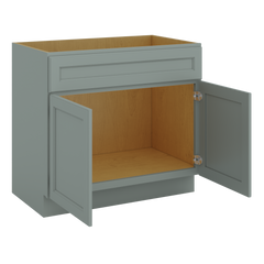 J&K Sage E3 Vanity Base Sink Door/False Drawer 36" W x 33" H x 21" D