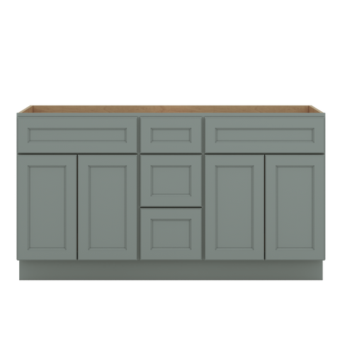 J&K Sage E3 Vanity Sink Combo 60" W x 33" H x 21" D
