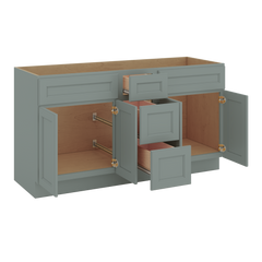 J&K Sage E3 Vanity Sink Combo 60" W x 33" H x 21" D