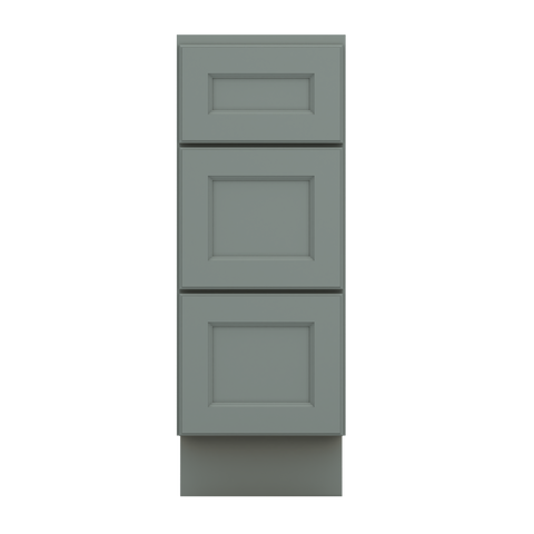 J&K Sage E3 Vanity 3 Drawer Base 12" W x 33" H x 21" D