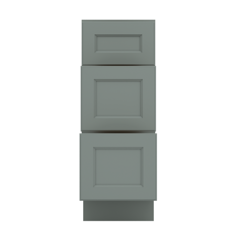 J&K Sage E3 Vanity 3 Drawer Base 12" W x 33" H x 21" D