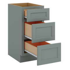 J&K Sage E3 Vanity 3 Drawer Base 15" W x 33" H x 21" D